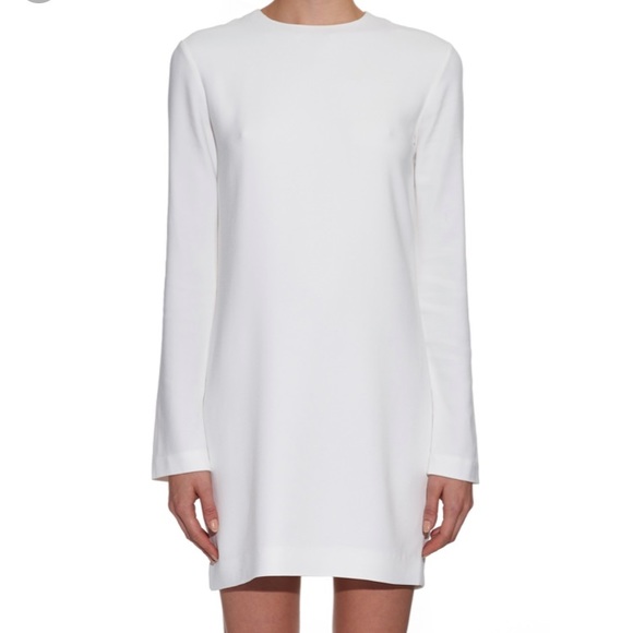 helmut lang white dress